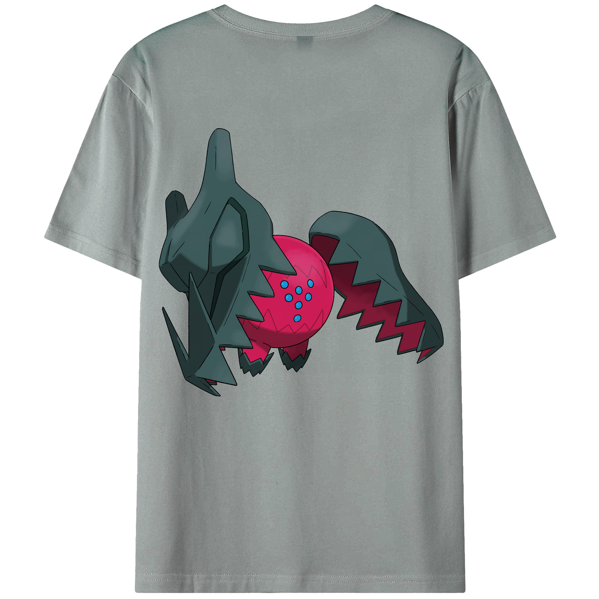 （画像用） ポケットモンスター Pokémon 綿100％ メンズ半袖Tシャツ（バックプリント） 通気性